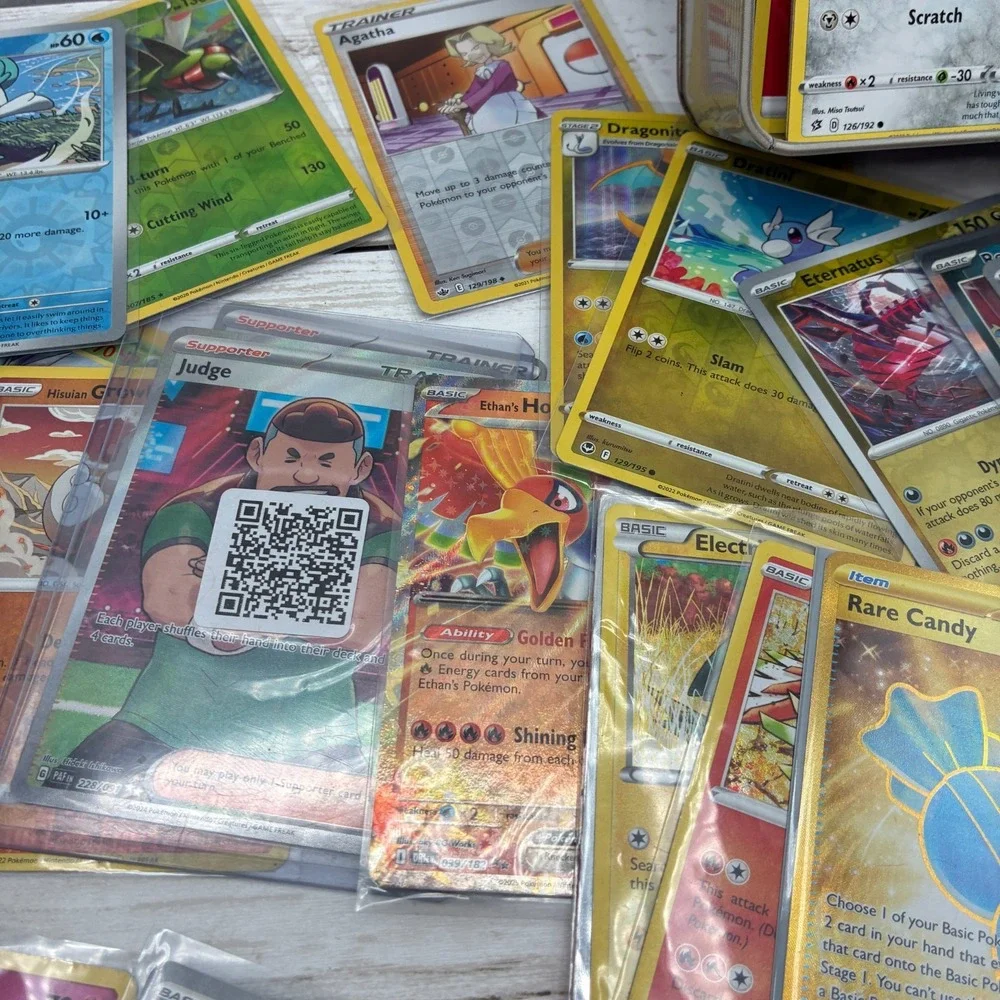 Pokemon Card Lot Vintage Base Set, Fossil, Modern Holos, Reverse Holos modern